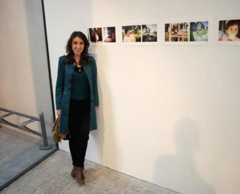 L'isia in mostra con Mario Beltrambini.