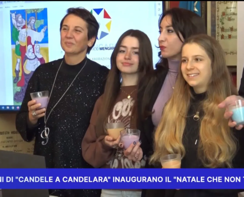 Conferenza stampa per l'evento 20 anni di Candele a Candelara 2023 - Presso la sala Rossa del Comune di Pesaro. Con il Liceo Artistico Mengaroni di Pesaro e gli alunni della 5B della sezione di Arti Figurative.
