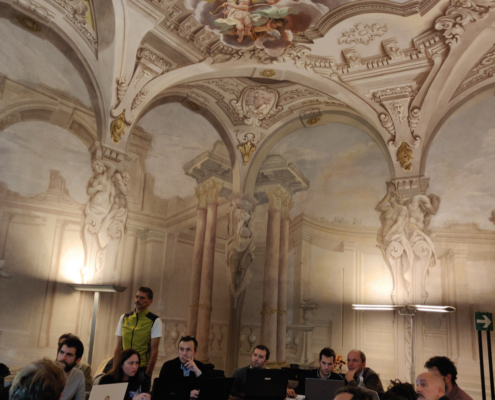 QGIS Day 2019 Insieme a Regione Toscana. Il convegno e i workshop si sono svolti nelle sede di Palazzo Strozzi Sacrati a Firenze.