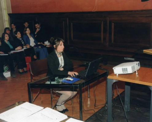LAUREA TRIENNALE in Diagnostica e Restauro dei Beni Culturali, Classe 41- (Lauree in tecnologia per la conservazione e il restauro dei Beni Culturali), Università degli Studi Suor Orsola Benincasa, facoltà di Lettere, Napoli (Na). A.A. 2010/2011 Titolo Prova Finale: I colori di Pompei, esperienze laboratoriali sulla reintegrazione pittorica. Relatori: Carlo Sassetti, Giorgio Troisi. Votazione 101/110.